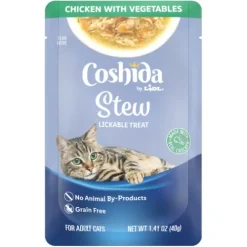 Coshida Cat Lickable Treat, Chicken With Vegetables Stew Pouch^Lidl Sale