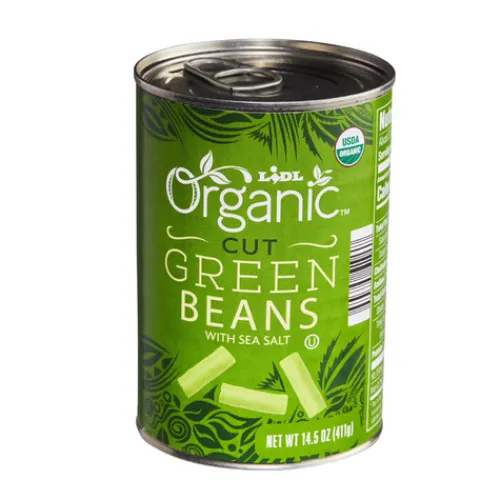 Organic Cut Green Beans With Sea Salt^Lidl New